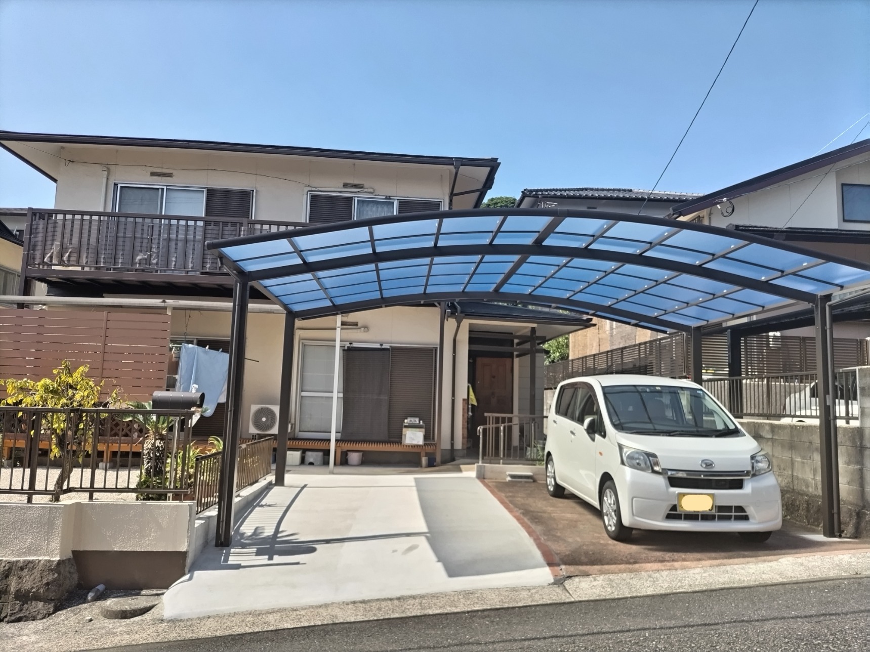 駐車場増設で息子さんも来やすく！